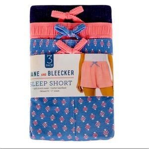NWT Jane and Bleecker Ladies Women Sleep Short, 3-pack PINK - size XL comfy